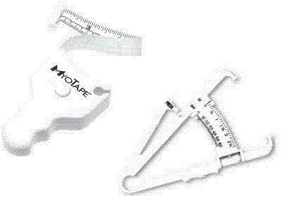 Body Tape Measure and Fat Caliper Combo