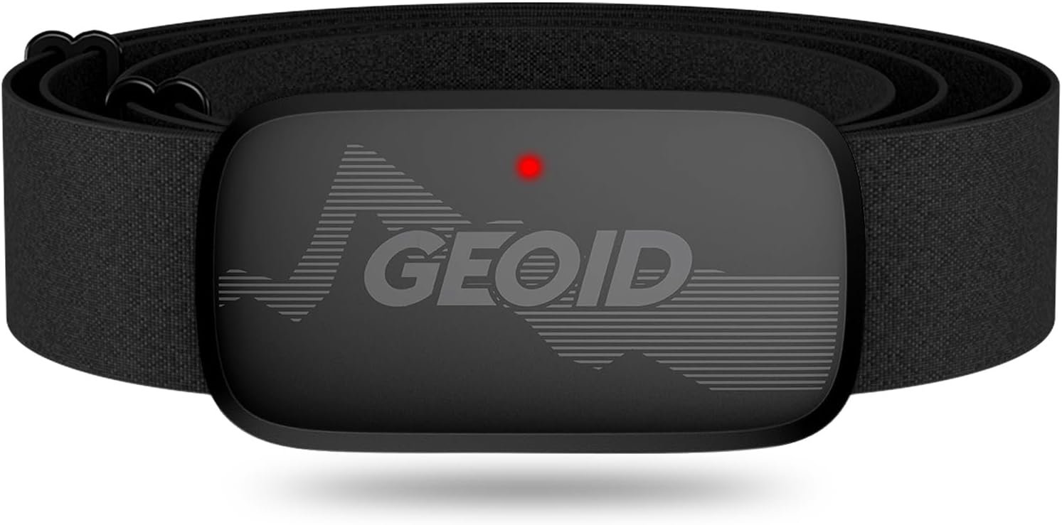 HS500 Heart Rate Monitor, Heart Rate Sensor Chest Strap, Protocol ANT+/Bluetooth, 800h Battery, IP67 Waterproof, Compatible with iOS/Android APPs