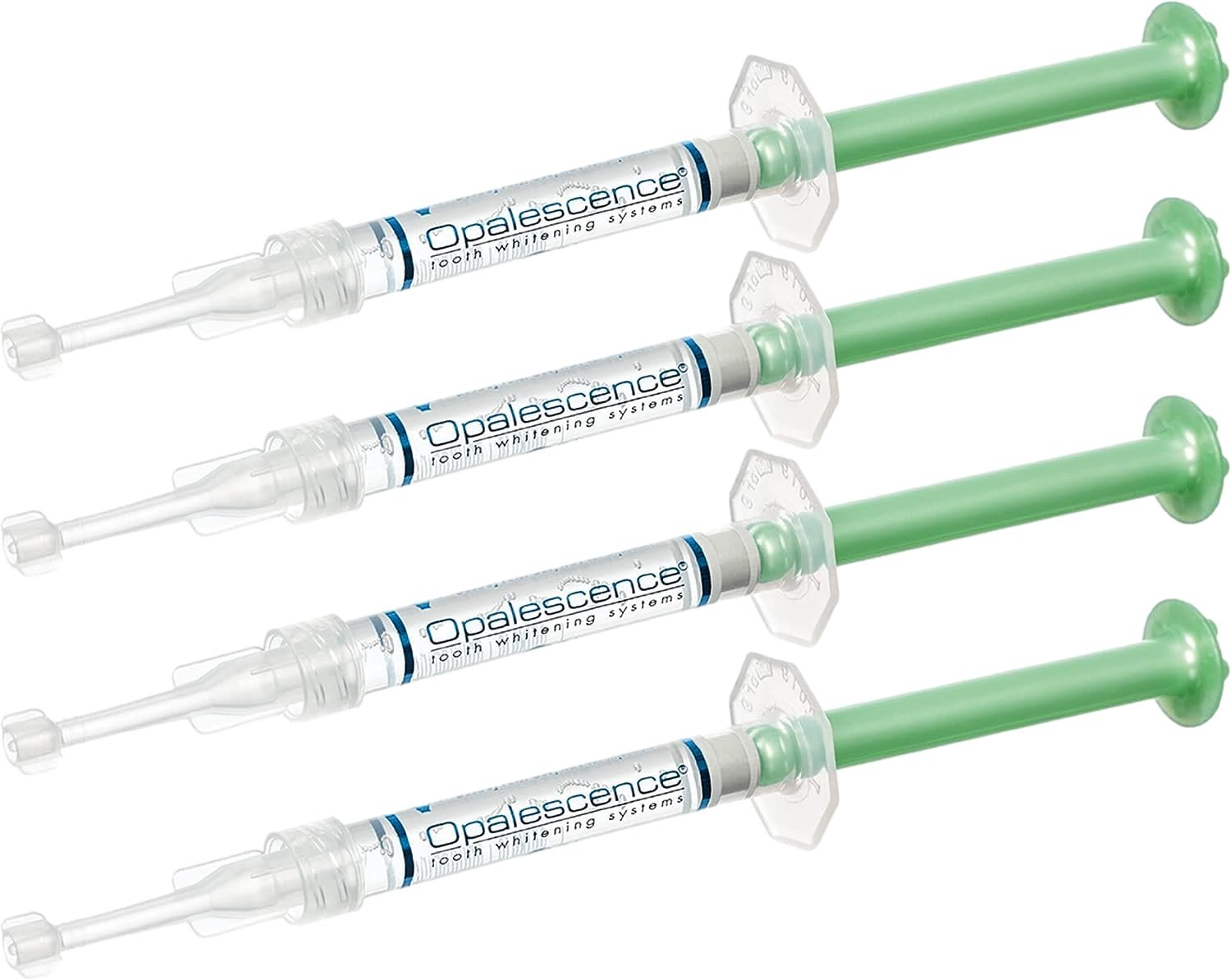 Opalescence 20% Teeth Whitening Gel Refill Syringes, (4ct) 5196-2 | 20% Carbamide Peroxide Mint Whitening Gel for Custom Trays. Low-Sensitivity Formula, Dentist Developed and Made in USA.