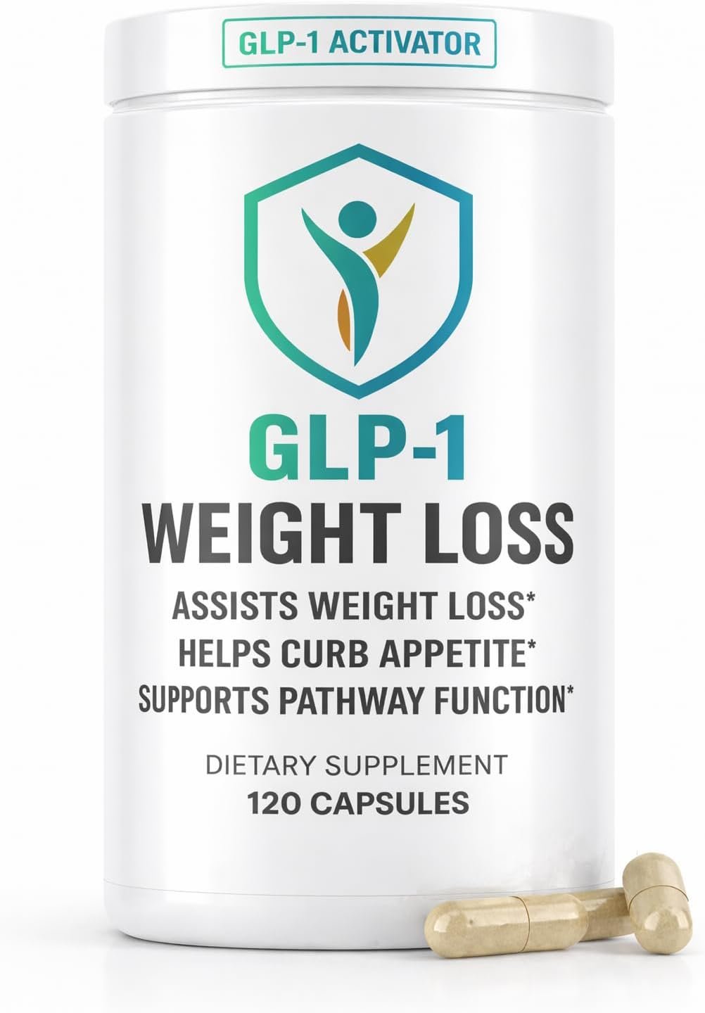 T-MODE GLP-1 Supplement for Weight Loss & Appetite Control for Men and Women with Probiotics, Berberine, Inulin, EGCG, Gut Health, Supports Digestion, Cravings | 120 Veggie Capsules