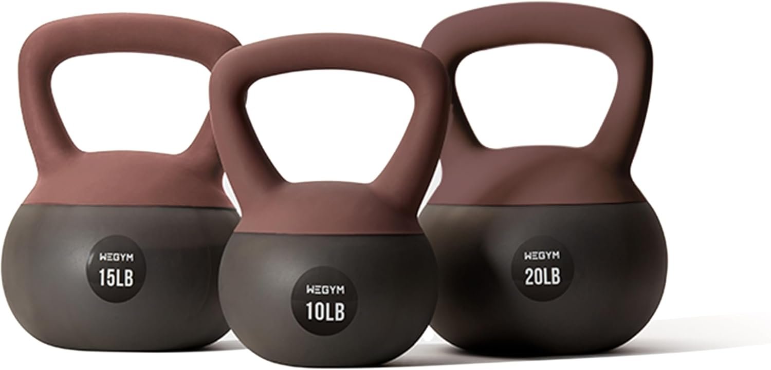WeGym Soft Kettlebells and Kettlebell Sets for Home Strength Training