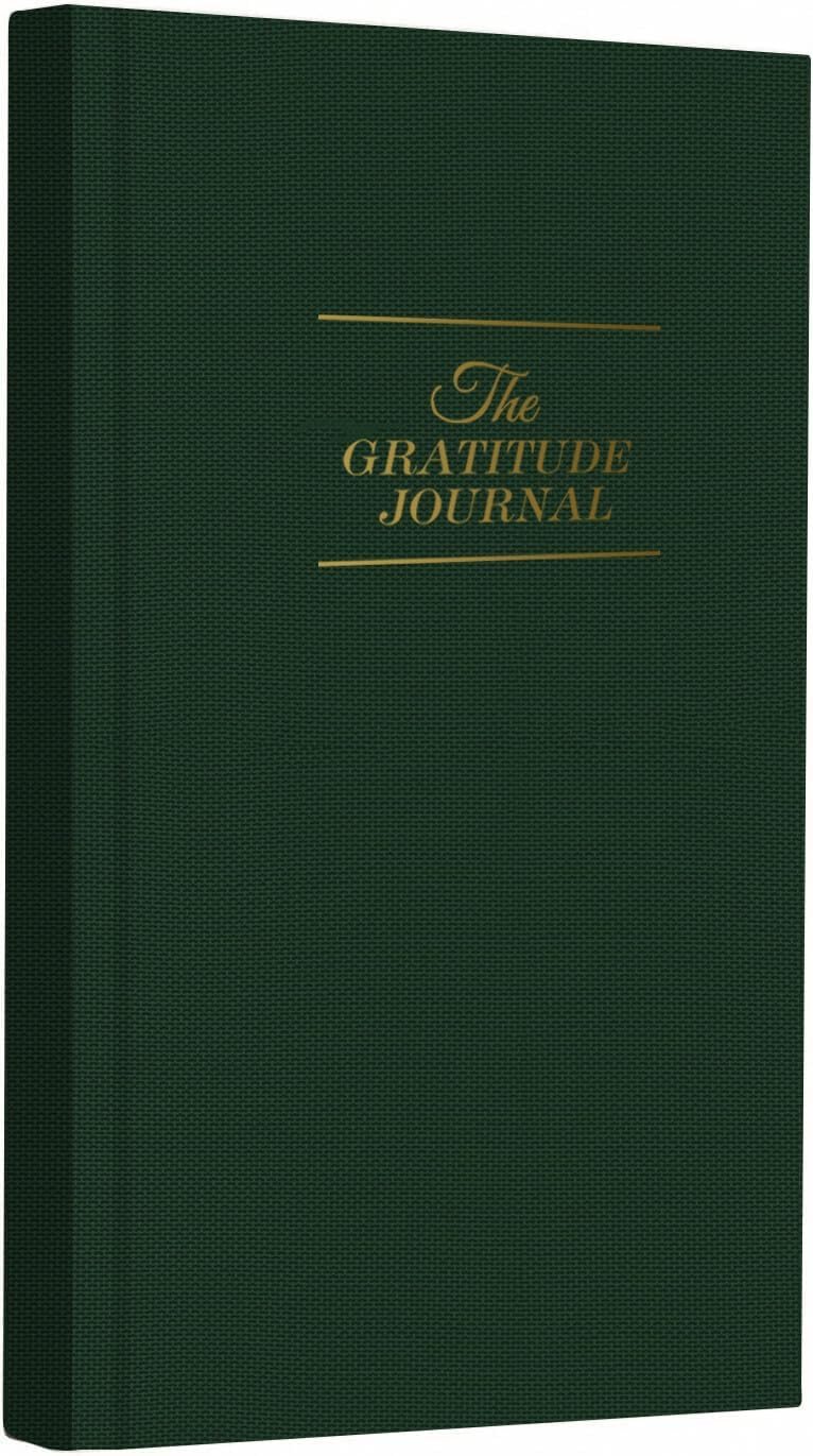 The Gratitude Journal – A Few Minutes a Day for More Happiness, Optimism, Affirmation & Reflection – An Effective Manifestation Guide Journal, Undated Daily Journals for Women & Men (Earth Green)