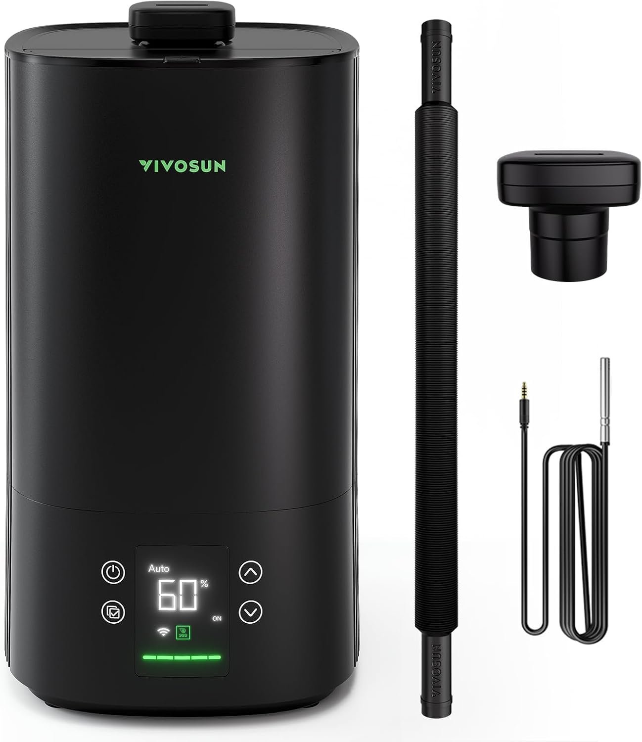 VIVOSUN AeroStream H05 1.32 Gal Smart WiFi Humidifier with Humidity Probe | VPD Control, Smart Auto Humidity Adjustment, 5L Large Capacity, Grow System Compatible, Designed for Growers