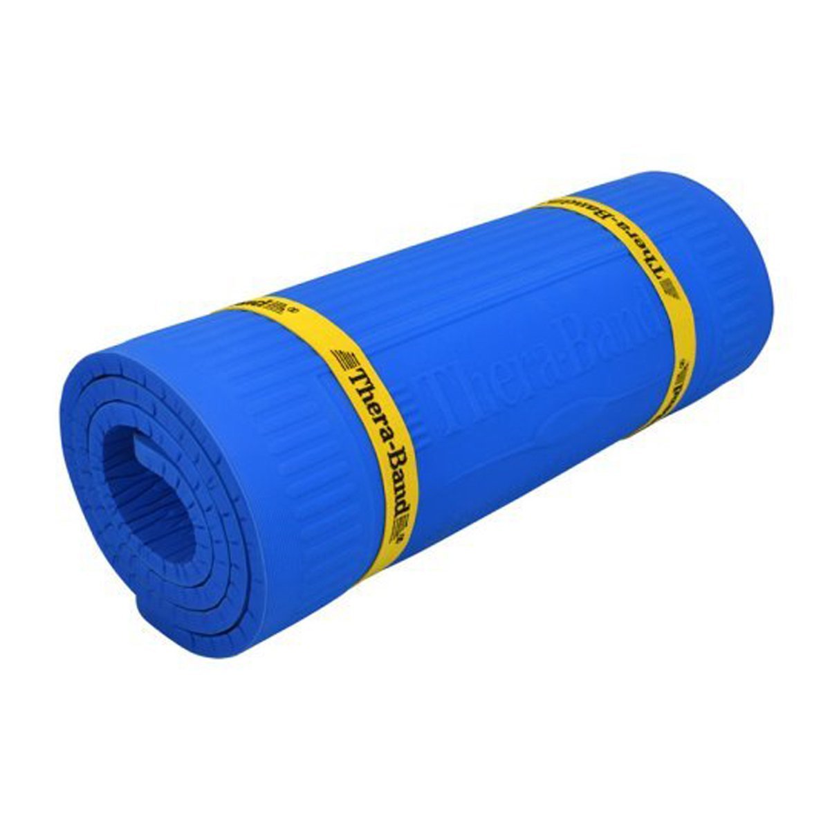 THERABAND Extra Thick Exercise Mat, Yoga, Home Workout, Gym, 75″, Blue | Extra thick high density foam mat for yoga, Pilates and home workouts