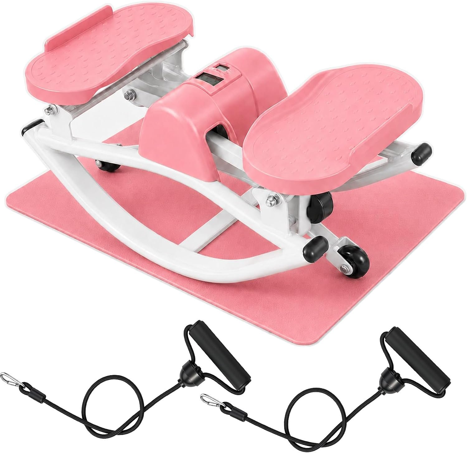 Rock Fitness Stepper, Portable Step Rocker Side to Side at Home, Aerobic Workout Machine Fitness Equipment Suitable for Apartment and Dormitory