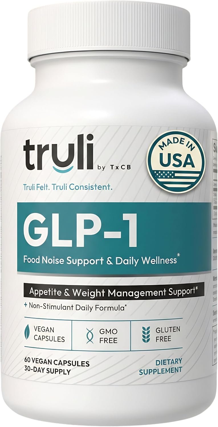 GLP-1 Supplement for Women & Men – GLP1 Daily Wellness, Appetite & Weight Management Support – Non-Stimulant Capsules – 60 Count