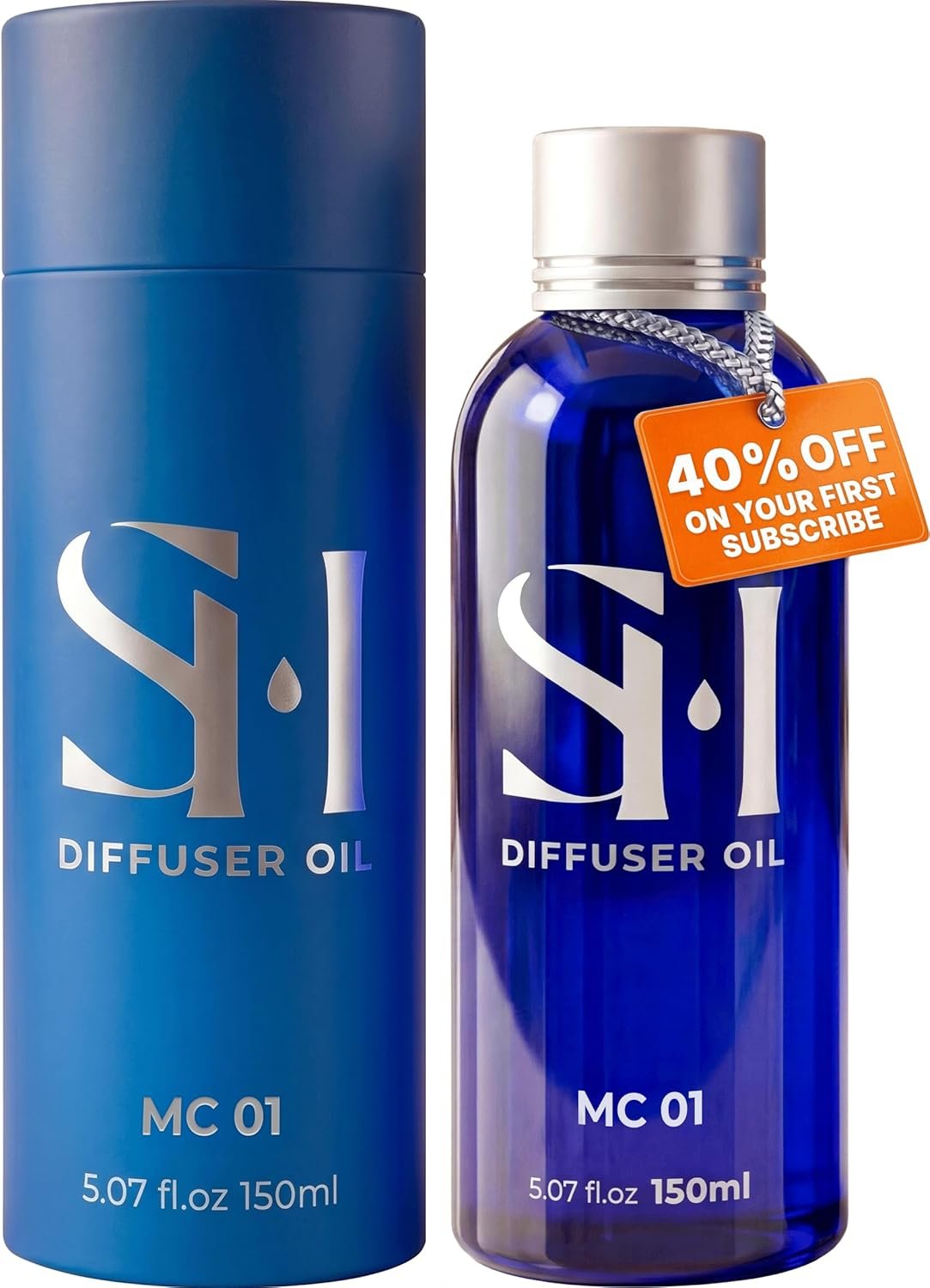 ScentHorizon Monaco MC01 Hotel Diffuser Oil Refill, 5.07 oz (150 ml) | Notes Bergamot, Jasmine & Violet, Wood & Musk | Luxury 5-Star Hotel Fragrance | Waterless