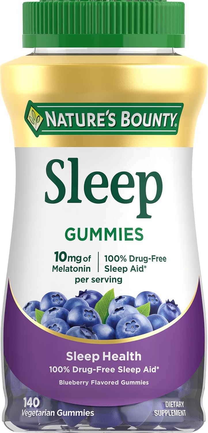 Nature’s Bounty 10 mg Melatonin Gummy Blueberry, 140ct