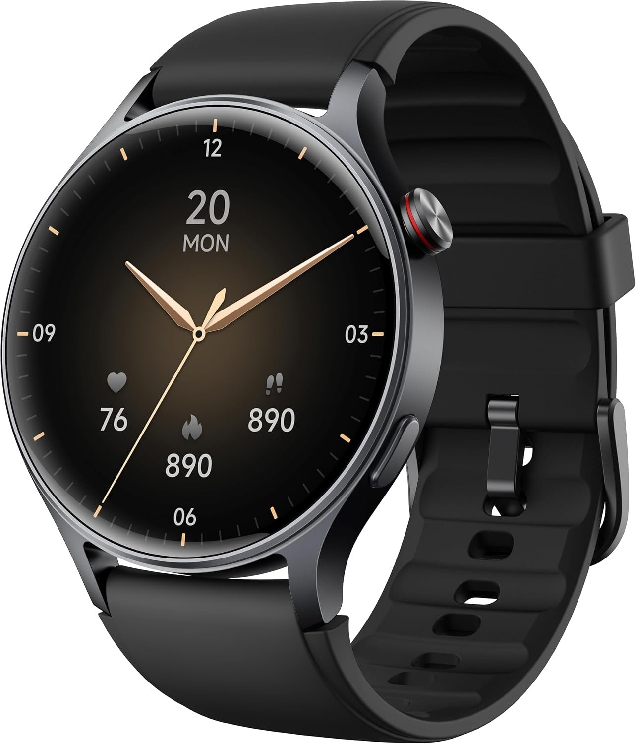 Smart Watch for Men Women, Answer/Make Call, 1.32” AMOLED Ultra-Clear Screen Fitness Tracker with Heart Rate/Sleep/SpO2 Monitor, Smartwatch for iPhone/Samsung/Android, 110 Sport Mode, 3ATM Waterproof