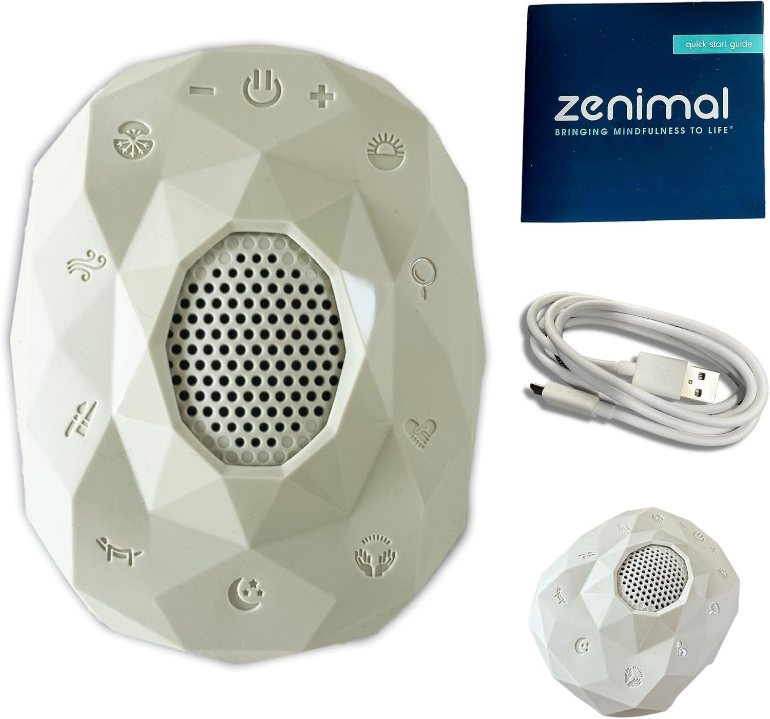 Teen and Adult Meditation Audio Player – Patented Screen-Free Mindfulness Device with 9 Audio Meditations and 60 Minutes of Soothing Sounds and Music, Jade Sandstone