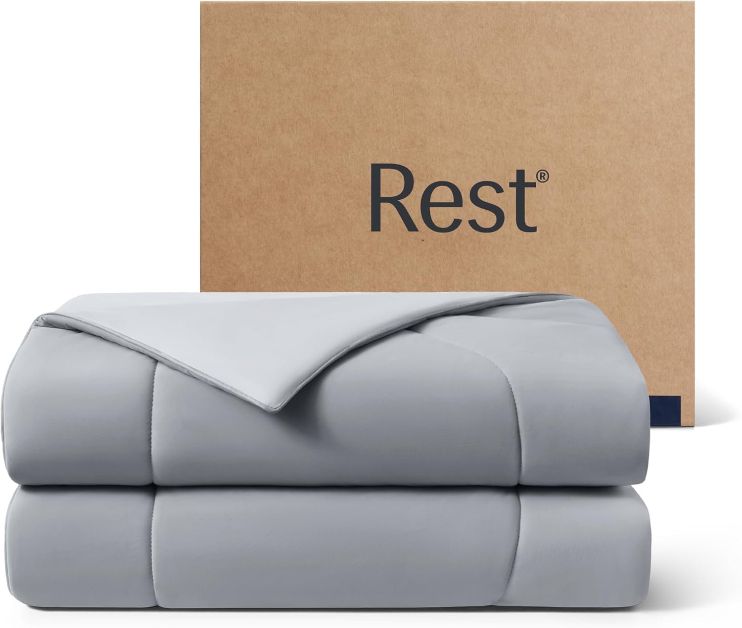 REST® Evercool® Cooling Comforter Blanket for Hot Sleepers, King/Cali King | All-season bedding to keep cool, reversible cool-to-touch fabric for night sweats, breathable, lightweight, machine washable