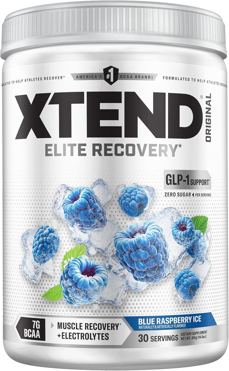 Xtend Original BCAA Powder with Zero Sugar, 7g BCAA, 30 Servings