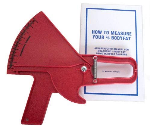 Products (Slim Guide) New Slim Guide Body Fat Caliper with Measurement Guide – Red