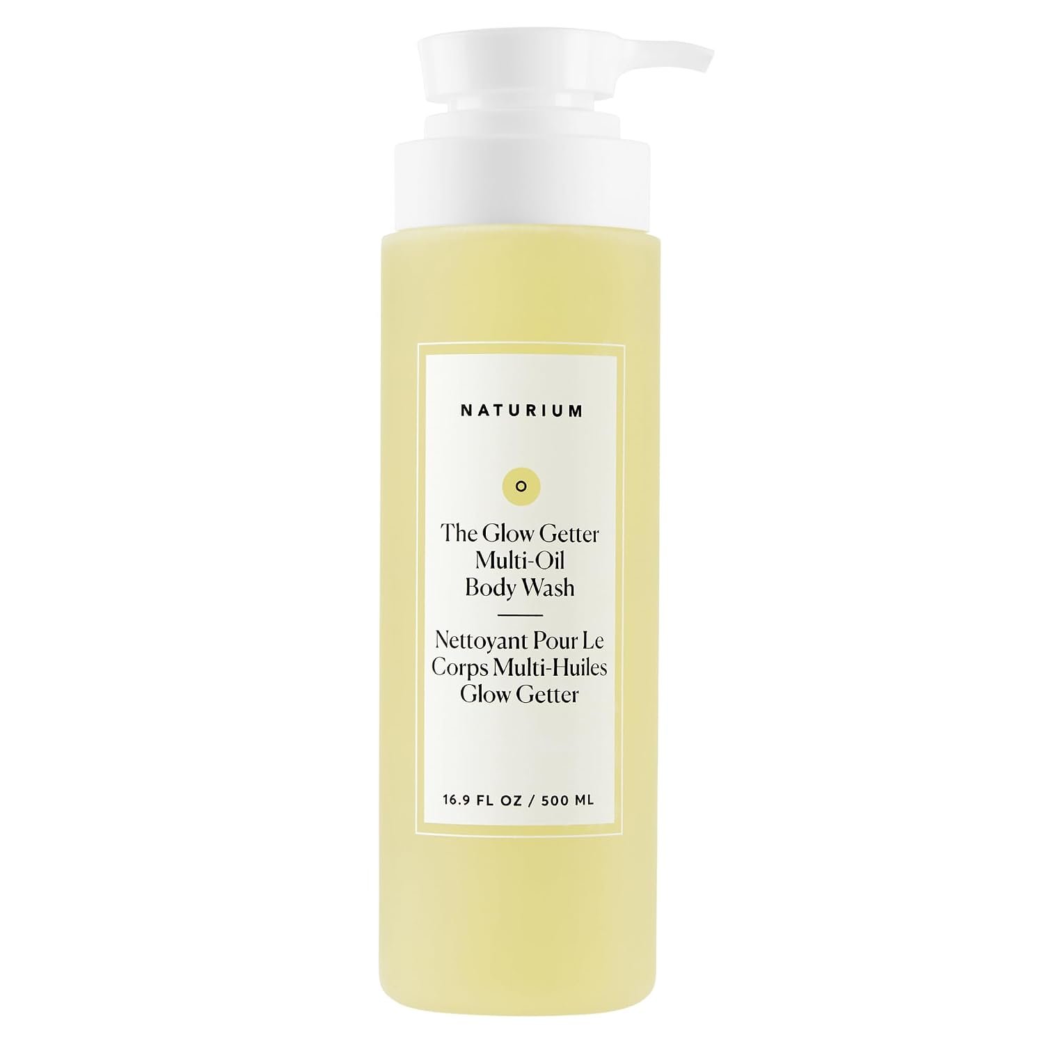 Naturium The Glow Getter Multi-Oil Hydrating Body Wash, Gentle Cleanser, 16.9 oz