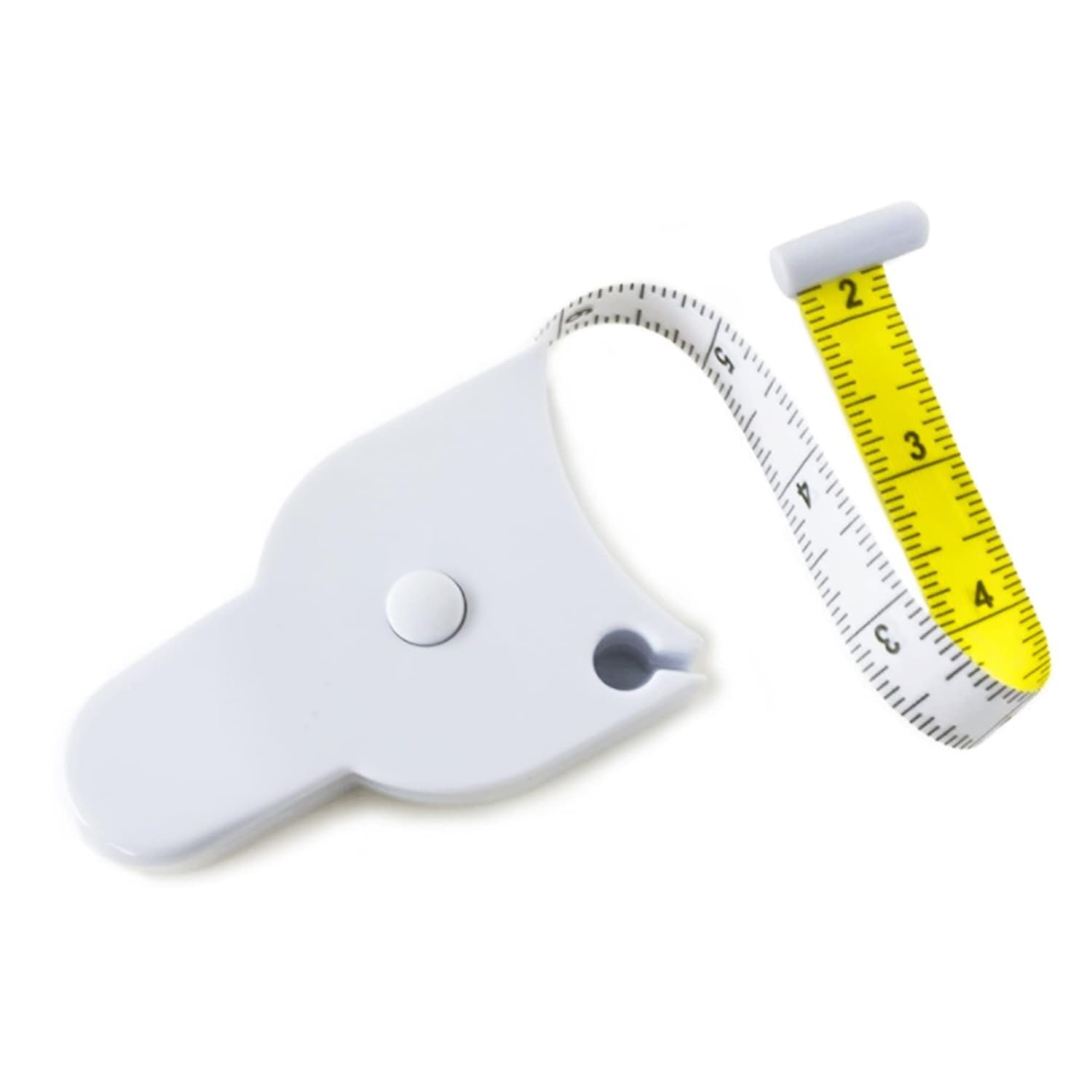Perfect Measuring Tape – The Original Body Tape Measure, White, 80 Inch | Automatic Telescopic Tape Measure, Retractable Measuring Tape for Body, Waist, Hip, Bust, Arms and More