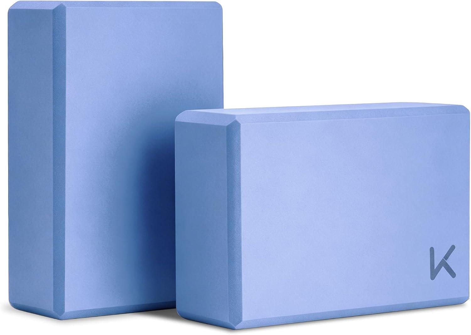 KEEP Yoga Block, High-Density EVA Foam 2 Pack Yoga Block with Non-Slip Textured Surface, Supportive, Lightweight – Ideal for Yoga