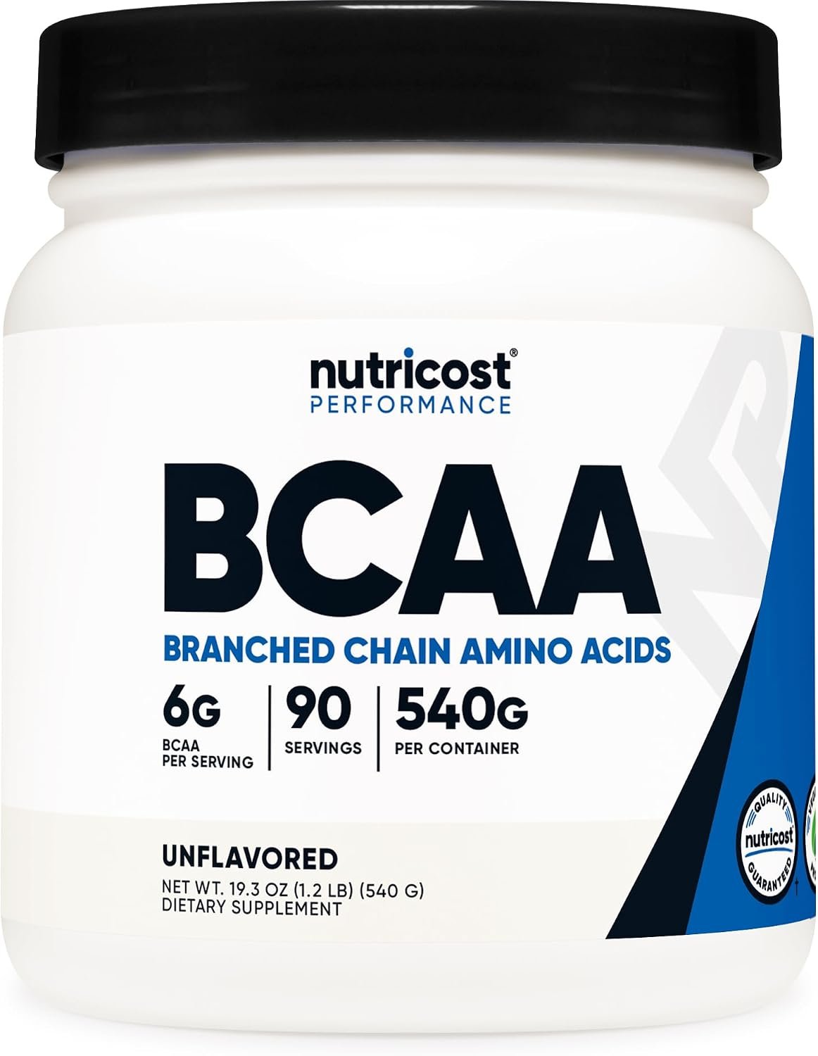 Nutricost BCAA Powder 2:1:1 (90 Servings, No Flavor Added) – Branched Chain Amino Acids | Branched Chain Amino Acids