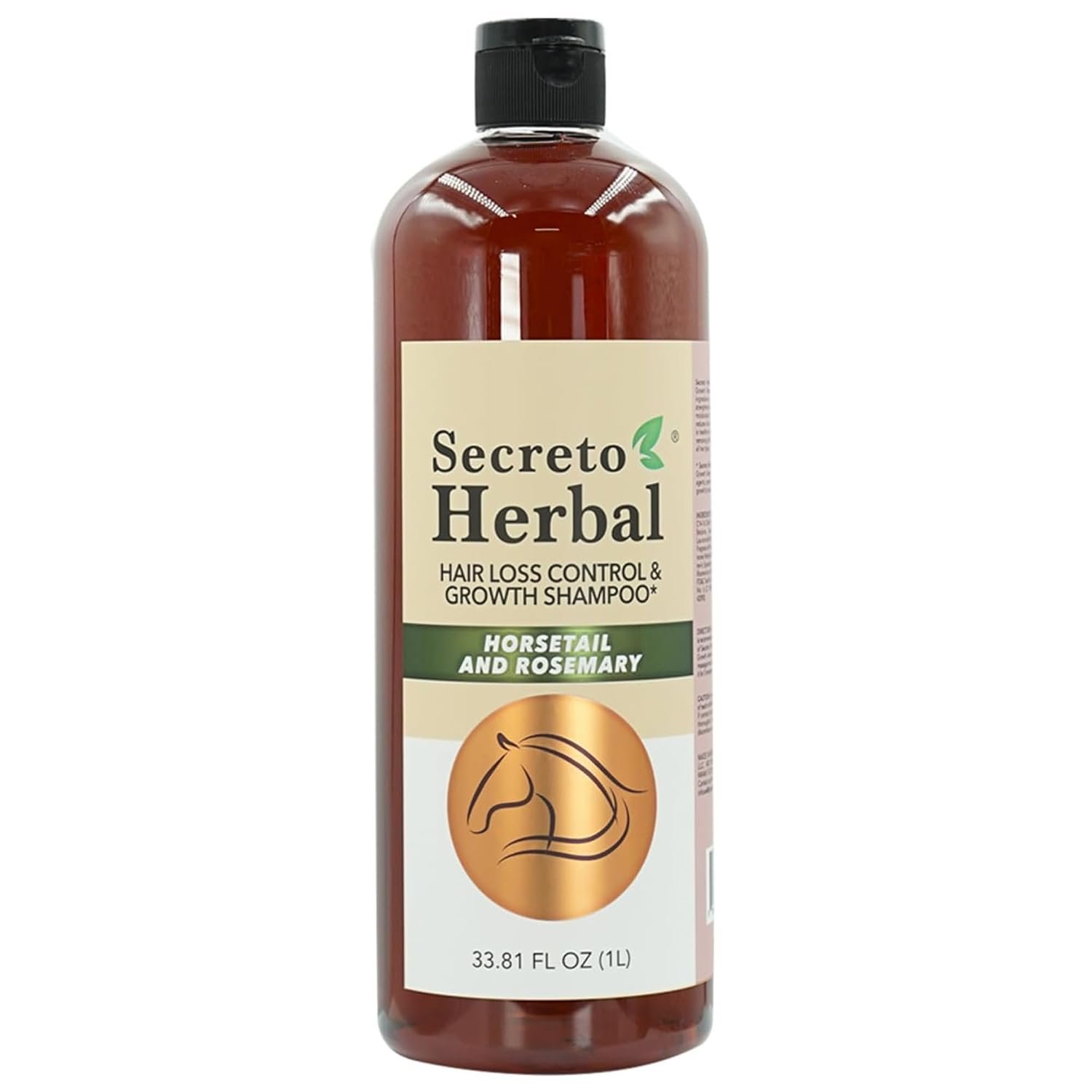 Secreto Herbal Hair Growth Shampoo – Horsetail & Rosemary Routine Shampoo for Revitalized Hair – Secreto Herbal cola de caballo y romero 33.81 fl oz