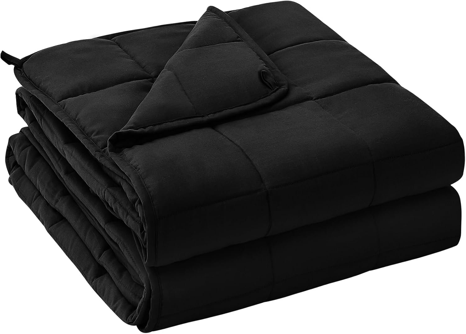 yescool Weighted Blanket for Adults 20lbs Queen Size, 60″ x 80″, Black | Cooling Heavy Comforter for Sleeping Perfect for 190-210 Lbs, Breathable Bedding Blanket With Glass Bead, Machine Washable