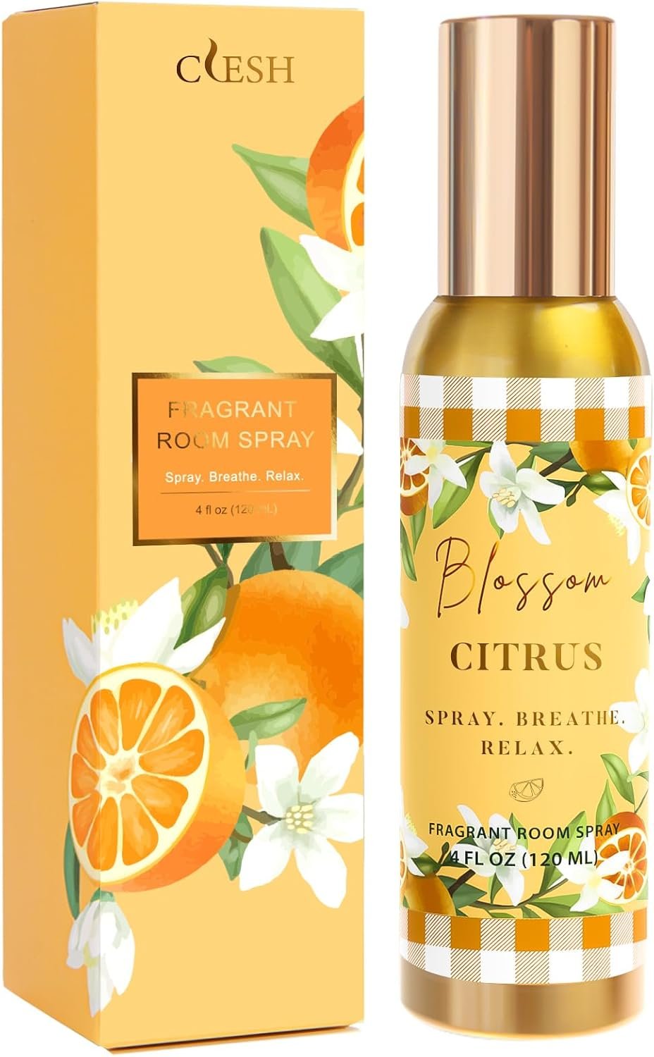 Room Spray, Blossom Citrus, 4 fl oz, Air Freshener for Home, Bathroom | Long-Lasting Odor Eliminator for Office