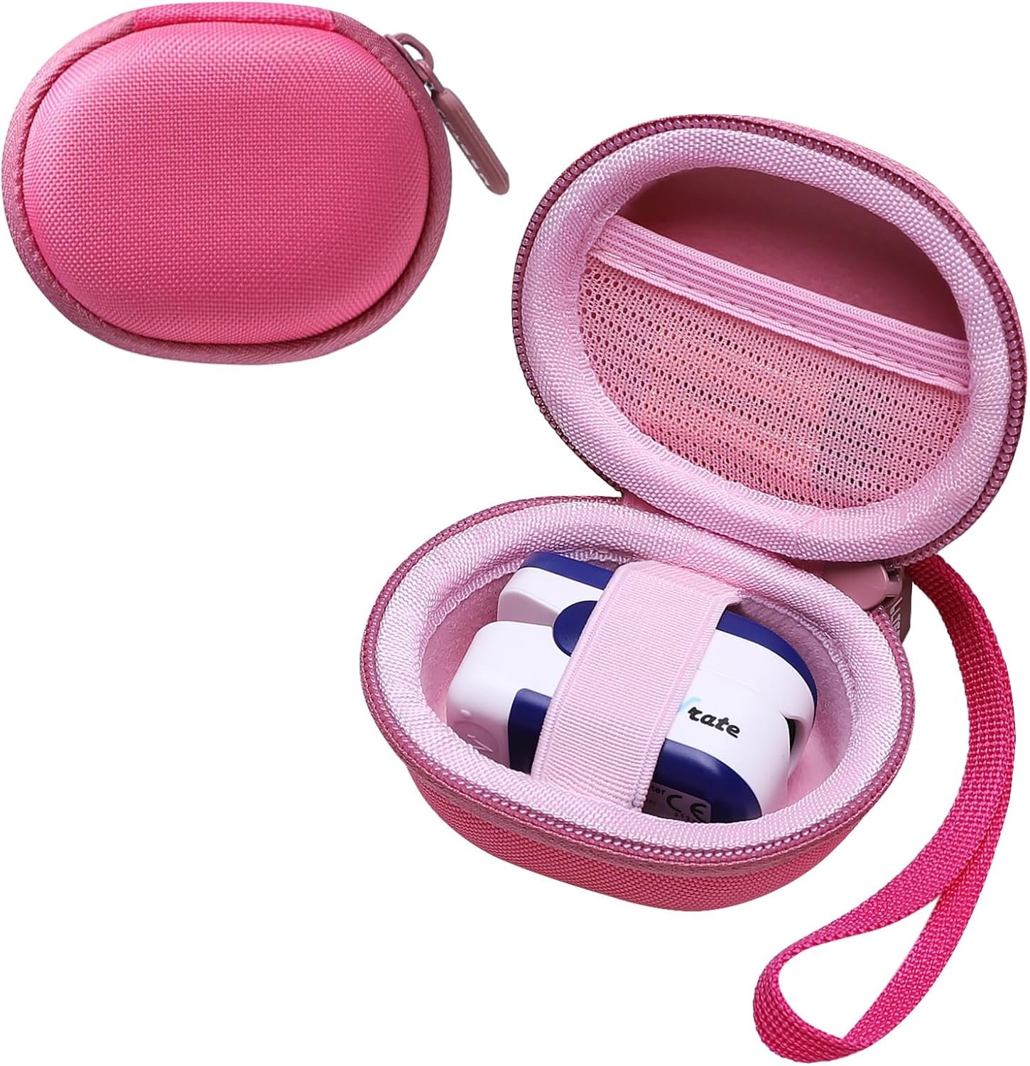Pink Pulse Oximeter Case for Zacurate, Innovo, Vibeat, iHealth, Santamedical, Children Fingertip Pulse Oximeter Blood Oxygen Saturation Monitor (Case Only)