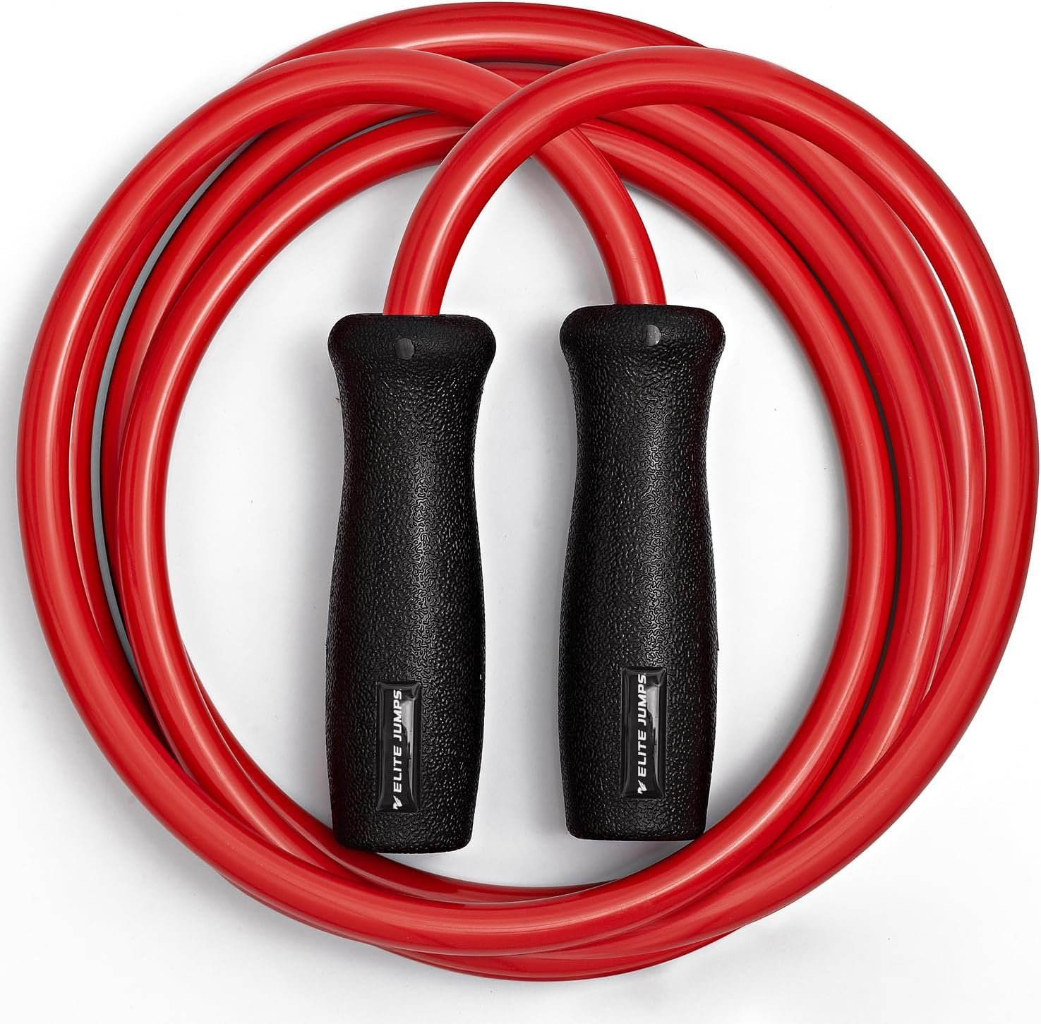 Elite Jumps Muay Thai 2.0 Weighted Jump Rope for MMA, 1.1 lbs, 8 ft | Heavy resistance rope for Muay Thai, MMA and boxing. Ball-bearing handles. Intermediate to advanced.