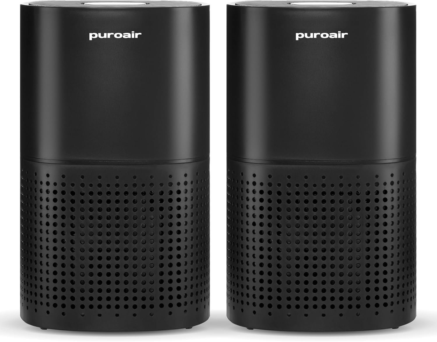 PuroAir 240 HEPA Air Purifiers for Home Pets Air Cleaner up to 1,000 Ft² – HEPA Filter + CarbonTech up to 500X Stronger – Cleans Air Fast – Auto, Sleep Modes Air Purifiers for Bedroom, Office (2PK)
