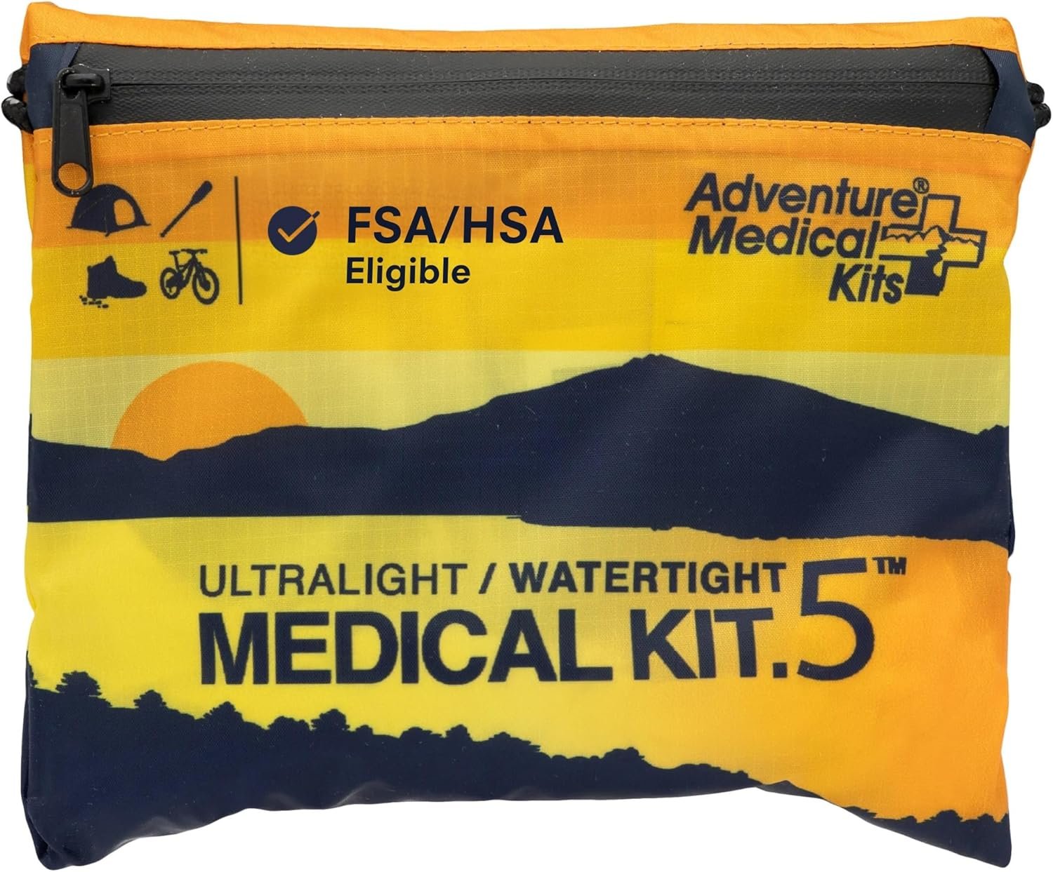 Adventure Medical Kits Ultralight/Watertight Medical Kit .5, (2 Person) | Features Waterproof DryFlex Inner Bag with Bandages, Gauze & Medications for Wound Care, Plus Moleskin for Blister Relief
