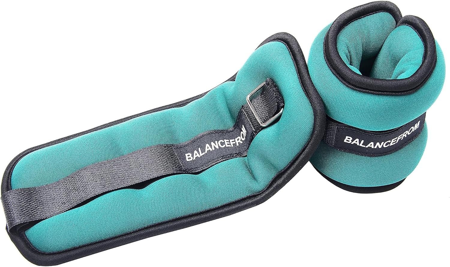 Fitvids Fully Adjustable Ankle Wrist Arm Leg Weights, 1-20LBS, Multiple Options