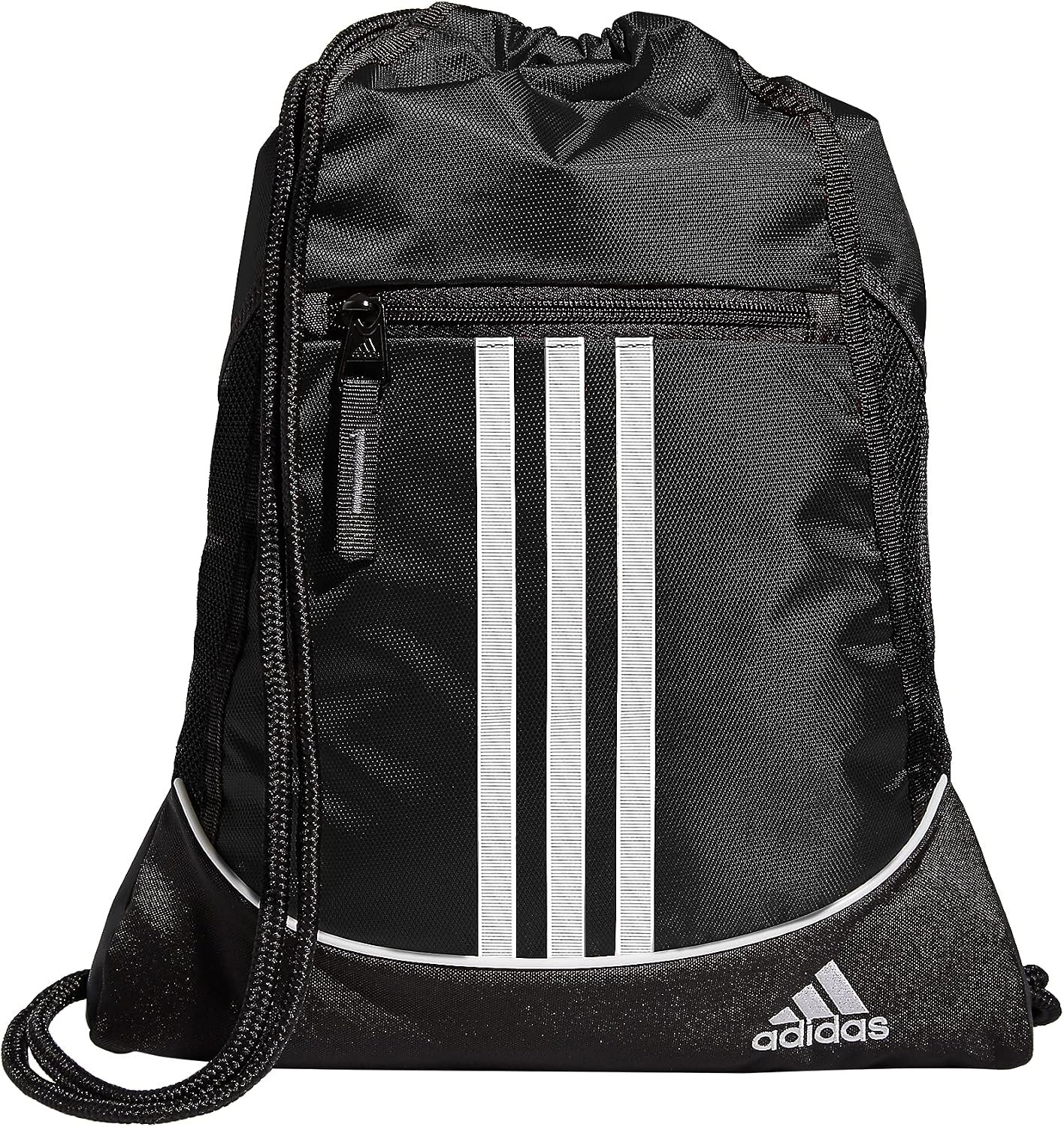 adidas Alliance Sackpack Drawstring Bag | Drawstring Closure, Lightweight, Durable Build, Roomy Compartment, Gym Practice & Game-Day Ready, Locks In Your Phone