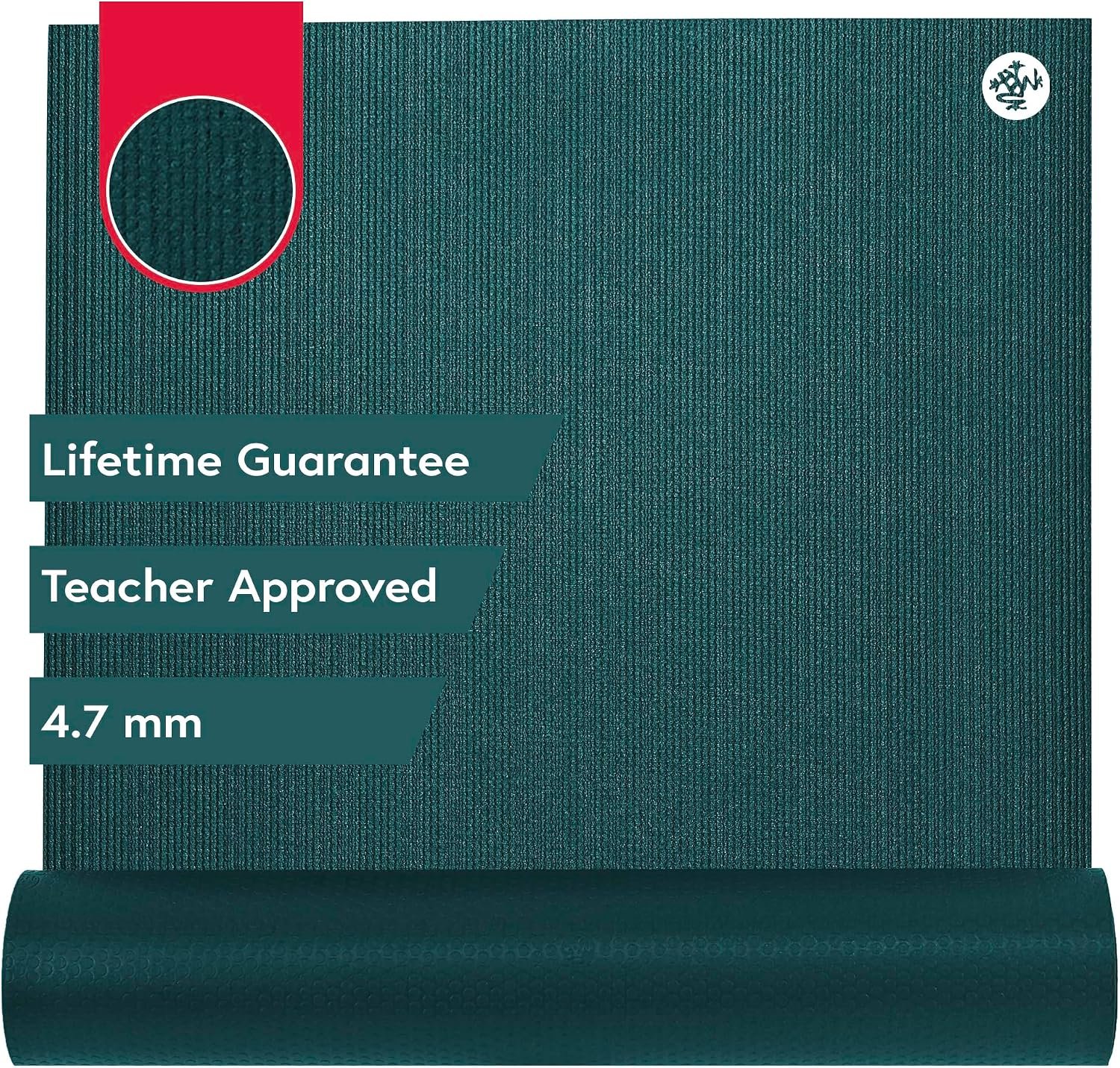 Manduka PROlite Yoga Mat 4.7mm | Lifetime Durability | Hygienic Construction | Teacher Approved